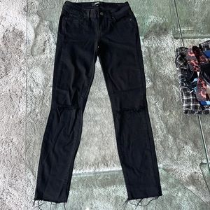 Paige black denim jeans